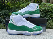 Fortok Air Jordan 4 Michigan State Sneakers White & Green - 1