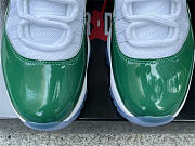 Fortok Air Jordan 4 Michigan State Sneakers White & Green - 5