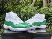Fortok Air Jordan 4 Michigan State Sneakers White & Green - 4