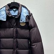 Fortok Moncler Down Jacket With Large Logo & Detachable Sleeves - 2