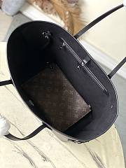 Fortok Louis Vuitton Neverfull MM Bag Black Epi Leather M11930 31x28x14cm - 2