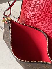 Fortok Louis Vuitton Neverfull MM Bag Red Epi Leather M11930 31x28x14cm - 6