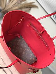 Fortok Louis Vuitton Neverfull MM Bag Red Epi Leather M11930 31x28x14cm - 4