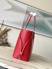 Fortok Louis Vuitton Neverfull MM Bag Red Epi Leather M11930 31x28x14cm - 2