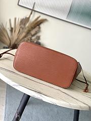 Fortok Louis Vuitton Neverfull MM Bag Brown Epi Leather M11930 31x28x14cm - 5