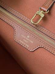 Fortok Louis Vuitton Neverfull MM Bag Brown Epi Leather M11930 31x28x14cm - 4