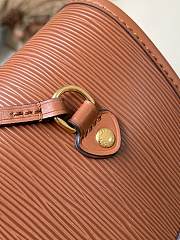 Fortok Louis Vuitton Neverfull MM Bag Brown Epi Leather M11930 31x28x14cm - 3