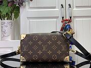 Fortok Louis Vuitton Speedy Trunk 20 Bag Brown & Black M13146 20.5x13.5x11cm - 4