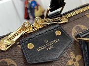 Fortok Louis Vuitton Speedy Trunk 20 Bag Brown & Black M13146 20.5x13.5x11cm - 2