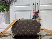 Fortok Louis Vuitton Speedy Trunk 20 Bag Brown & Beige M13146 20.5x13.5x11cm - 5