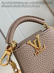 Fortok Louis Vuitton Micro Capucines Bag Beige M48865 8.5x3.5x10.5cm - 6