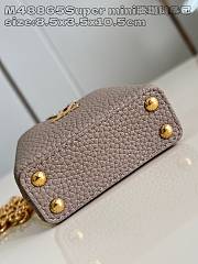 Fortok Louis Vuitton Micro Capucines Bag Beige M48865 8.5x3.5x10.5cm - 5