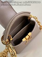 Fortok Louis Vuitton Micro Capucines Bag Beige M48865 8.5x3.5x10.5cm - 3