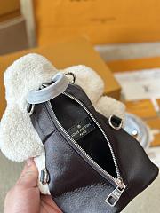 Fortok Louis Vuitton Black Vivian Backpack  28x13x7cm - 2
