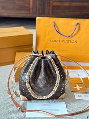 Fortok Louis Vuitton Noé Trunk PM Bag Brown 23x27x8cm - 3
