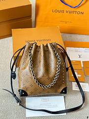 Fortok Louis Vuitton Noé Trunk PM Bag Brown Monogram Reverse M13324 23x27x8cm  - 1