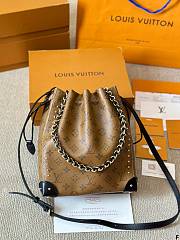 Fortok Louis Vuitton Noé Trunk PM Bag Brown Monogram Reverse M13324 23x27x8cm  - 3