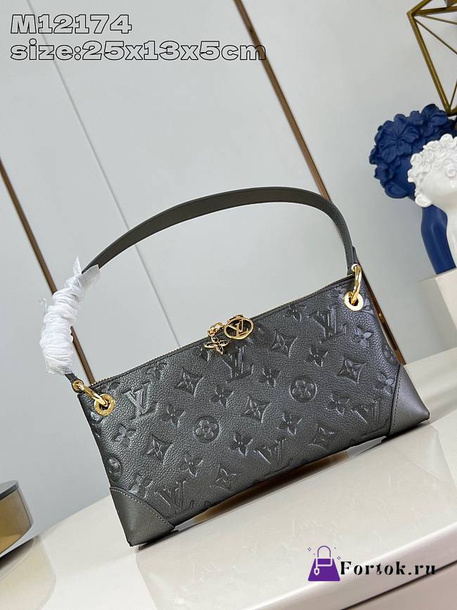 Fortok Louis Vuitton Pochette Sèvres Bag Black M12174 25x13x5cm - 1