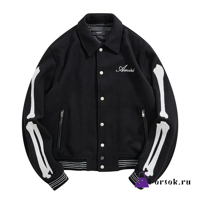 Fortok Amiri Jacket Black / Black & White - 1