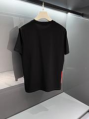 Fortok Prada Re-Nylon And Jersey T-Shirt Black / White - 3