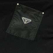 Fortok Prada Re-Nylon And Jersey T-Shirt Black / White - 2