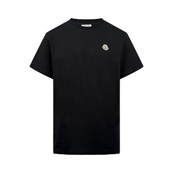 Fortok Moncler Black Logo Badge T-Shirt