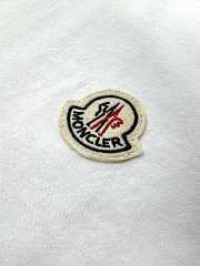 Fortok Moncler White Logo Badge T-Shirt - 3