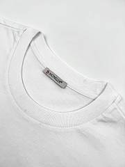 Fortok Moncler White Logo Badge T-Shirt - 5