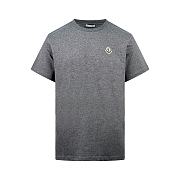 Fortok Moncler Grey Logo Badge T-Shirt - 1