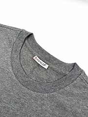 Fortok Moncler Grey Logo Badge T-Shirt - 3