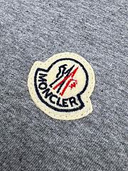 Fortok Moncler Grey Logo Badge T-Shirt - 5