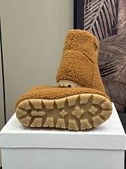 Fortok Prada Shearling Booties Caramel - 5