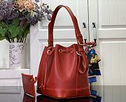 Fortok Louis Vuitton Noé BB Bag Red M24675 20x15x20cm - 6