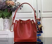 Fortok Louis Vuitton Noé BB Bag Red M24675 20x15x20cm - 3