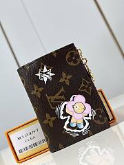 Fortok Louis Vuitton Lisa Wallet Brown & Blue M12487 11.5x1.5x9cm - 1