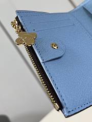 Fortok Louis Vuitton Lisa Wallet Brown & Blue M12487 11.5x1.5x9cm - 5