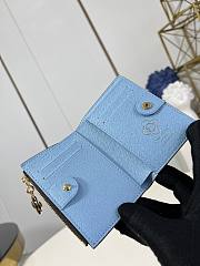 Fortok Louis Vuitton Lisa Wallet Brown & Blue M12487 11.5x1.5x9cm - 2