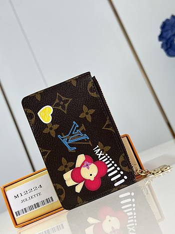 Fortok Louis Vuitton Lisa Wallet Brown & Yellow M12224 11.5x1.5x9cm