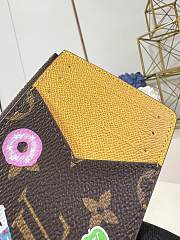 Fortok Louis Vuitton Lisa Wallet Brown & Yellow M12224 11.5x1.5x9cm - 6
