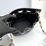 Fortok Dior Jolie Bucket Bag Black M2780 17×16×9cm - 6
