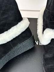 Fortok Chanel Snow Boots Black  - 2