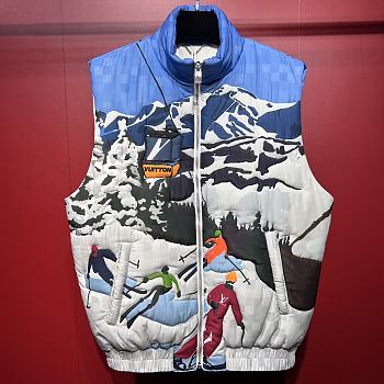 Fortok Louis Vuitton LV Ski Sleeveless Quilted Vest