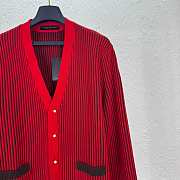 Fortok Louis Vuitton Red Wool Blend Cardigan - 6