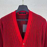 Fortok Louis Vuitton Red Wool Blend Cardigan - 4