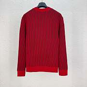 Fortok Louis Vuitton Red Wool Blend Cardigan - 3