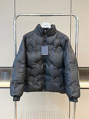 Fortok Louis Vuitton Monogram Old Flower Stereo Embossed Down Jacket - 1
