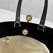 Fortok Jacquemus Le Petit Bambola Black Leather Bag 10×20cm  - 5