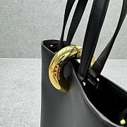 Fortok Jacquemus Le Petit Bambola Black Leather Bag 10×20cm  - 3