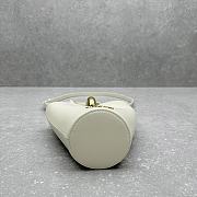 Fortok Jacquemus Le Petit Bambola White Leather Bag 10×20cm  - 6