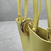 Fortok Jacquemus Le Petit Bambola Yellow Leather Bag 10×20cm  - 2